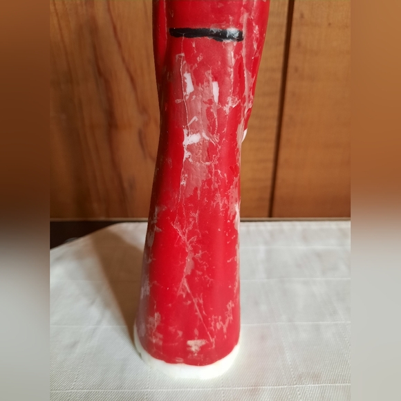 Vintage Christmas Candles Tall Santa Holding Tree Present Sack of Gifts - Picture 7 of 16